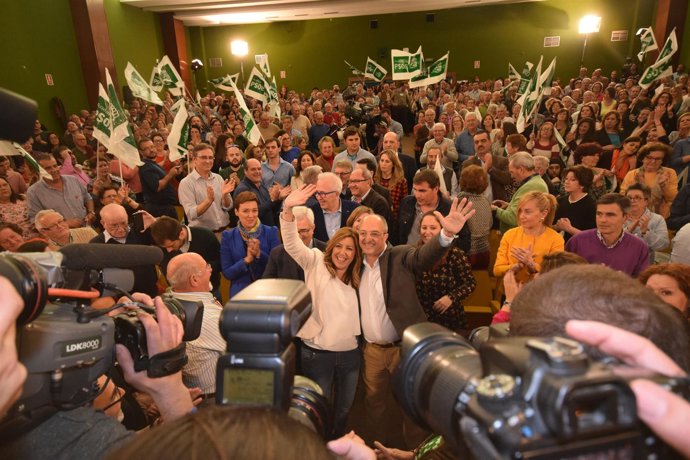 Susana Díaz, en un acto público en Algeciras