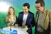 Moreno iniciará el proyecto "definitivo" para conectar Huelva y Cádiz