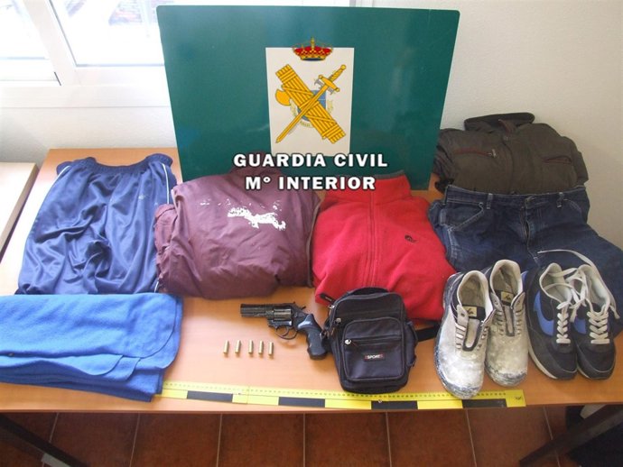 Efectos intervenidos tras un atraco