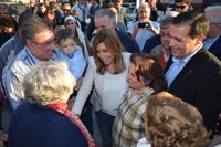 Susana Díaz prevé una victoria amplia y pactar "solo con los andaluces"