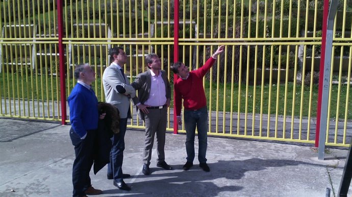 Visita del alcalde de Burgos a la zona de Las Huelgas