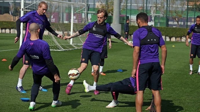 Entrenamiento del FC Barcelona
