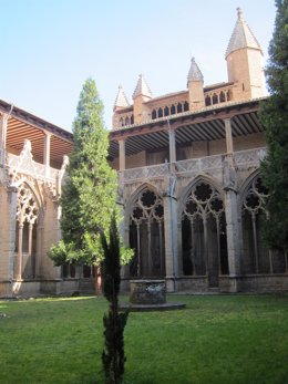 Claustro de la Catedral de Pamplona.