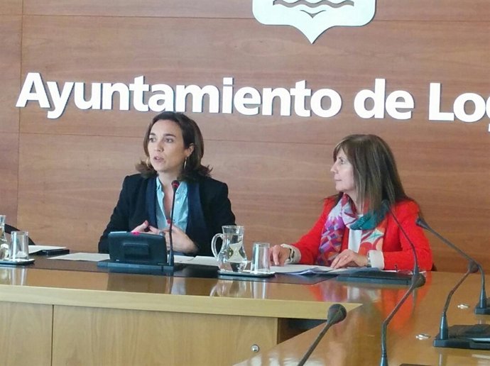 Gamarra y Calvo, en la presentación del balance