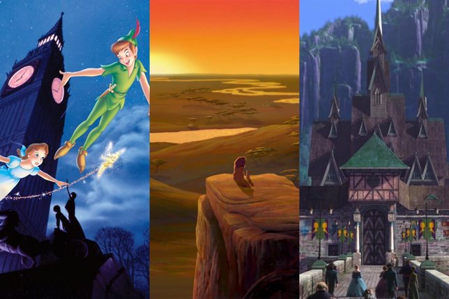 Peter Pan, El Rey León y Frozen