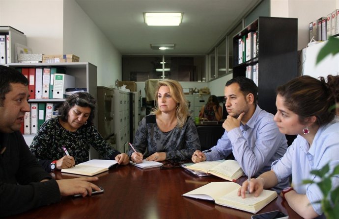 García Rojas con la Asociación de Emigrantes y Retornados