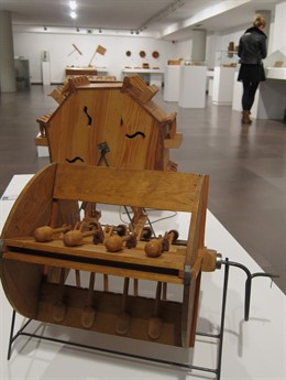 Algunas de las piezas que se pueden contemplar en la exposición