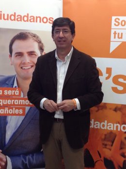 Juan Marín, cabeza de lista de C's