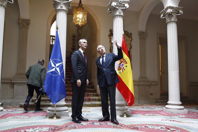 José Manuel García-Margallo y Jens Stoltenberg