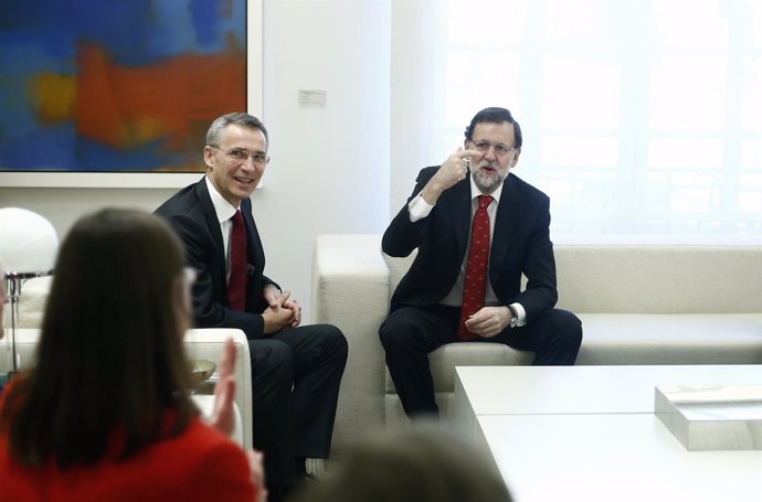 Mariano Rajoy se reúne en Moncloa con Jens Stoltenberg