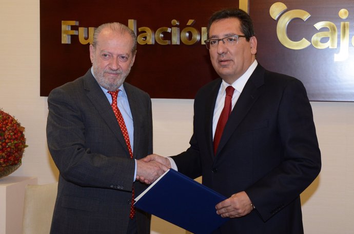 Fernando Rodríguez Villalobos, con Antonio Pulido