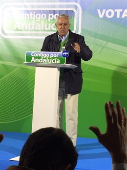 Javier Arenas, en Ayamonte