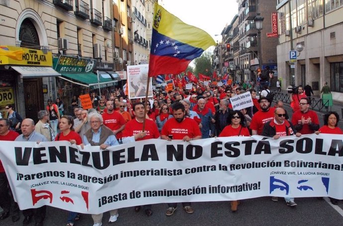 Convocada en Madrid manifestación de apoyo a Venezuela
