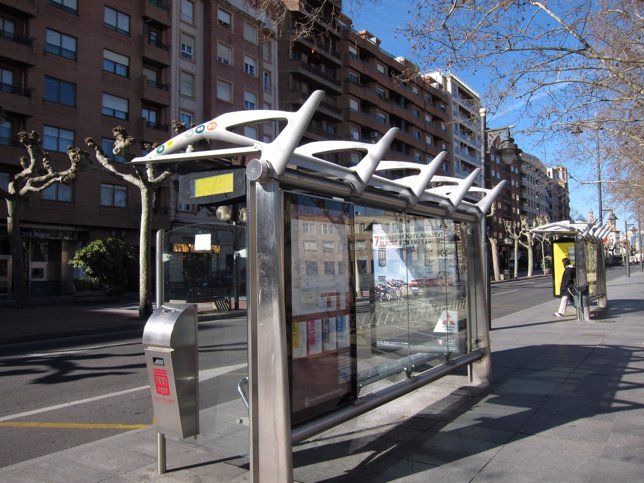 Marquesina autobús Logroño