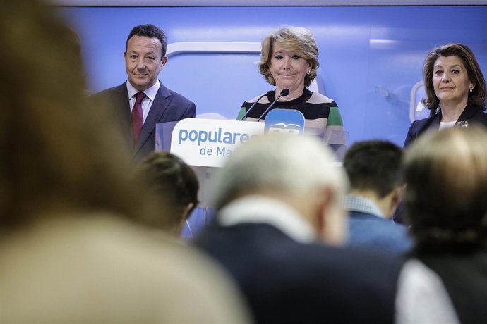Esperanza Aguirre con Henríquez de Luna