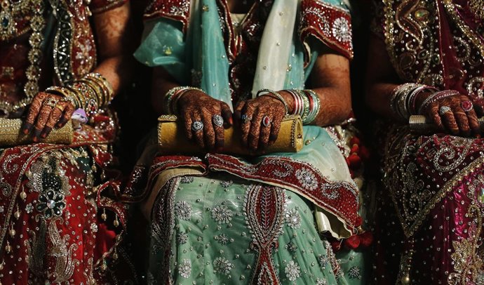 Detalle de una boda en India