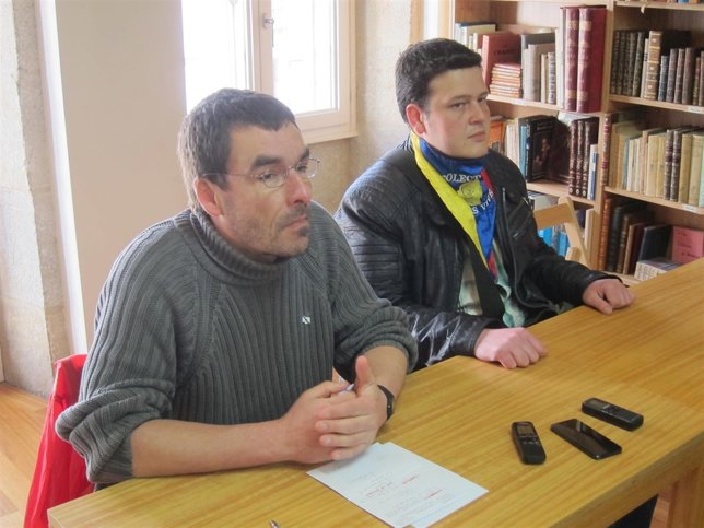 Xoán Pérez y Jaime Emilio Millor, en la rueda convocada por Ceivar