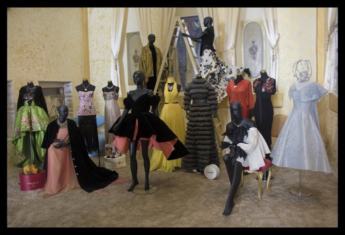 Museo automovilístico arte alta costura 