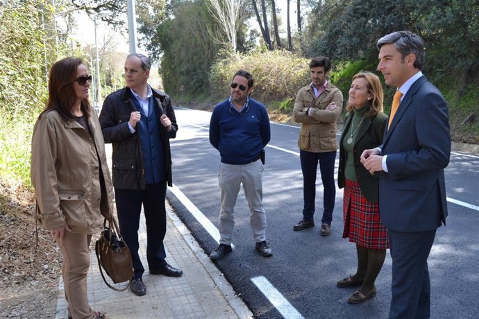 Lorite y Ruiz (dcha.) en la carretera