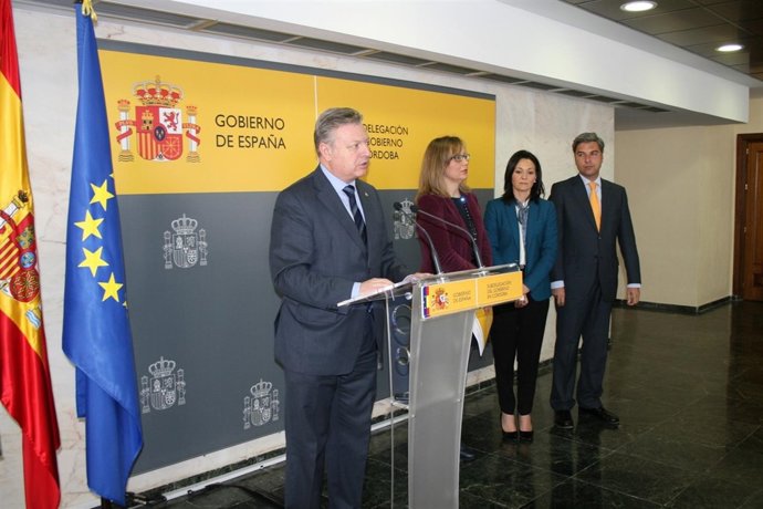 Primo Jurado, Prieto, Crespín y Lorite en la rueda de prensa