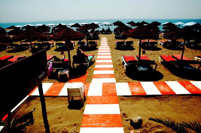 Costa Del Sol. Playa de Torremolinos. Getty Images