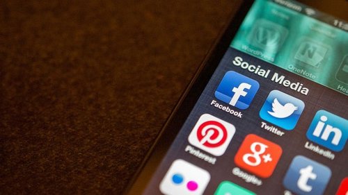 Redes sociales en smartphone