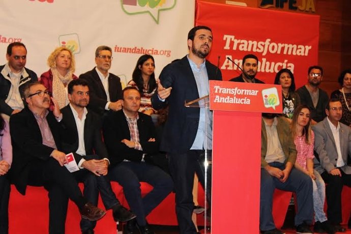 El candidato de IU a la Presidencia del Gobierno, Alberto Garzón.