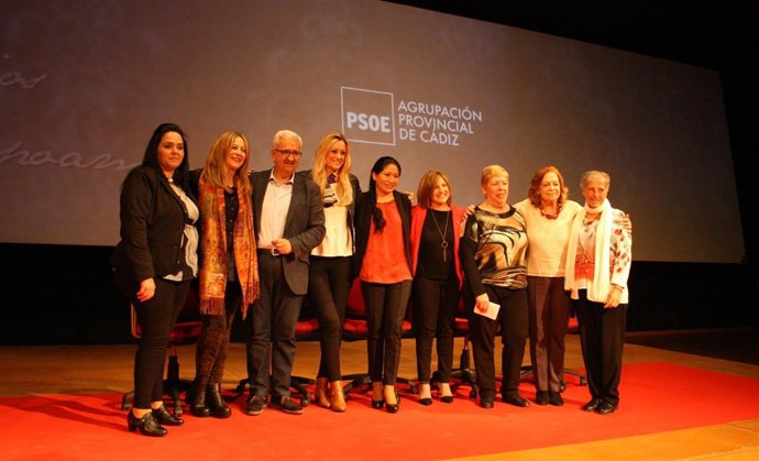 Premiados con el Clara Campoamor del PSOE de Cádiz