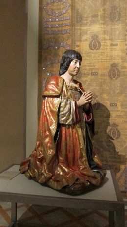 Estatua policromada de Fernando el Católico de la Capilla Real de Granada