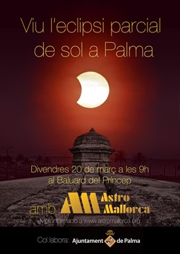 Eclipse de Sol el próximo viernes con AstroMallorca