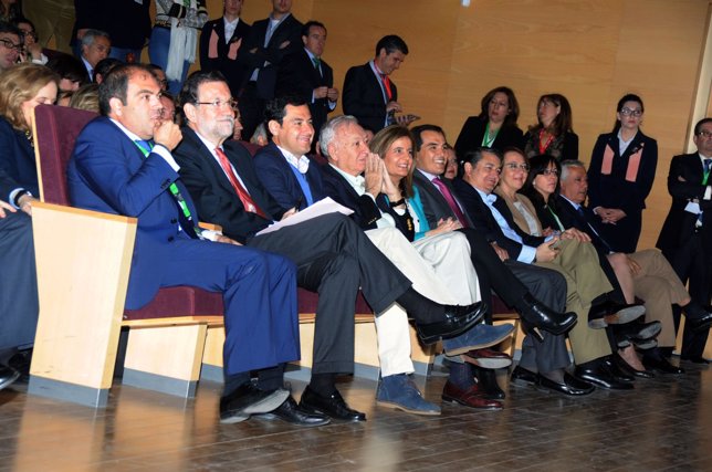 Mariano Rajoy con Lorenzo Amor en le acto de ATA