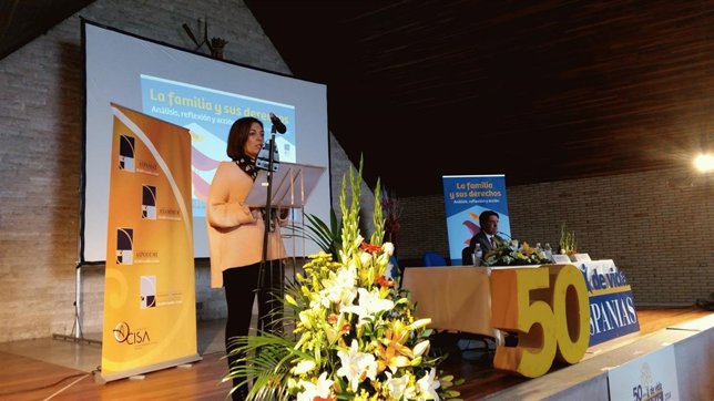 Milagros Marcos en el encuentro de Feaps