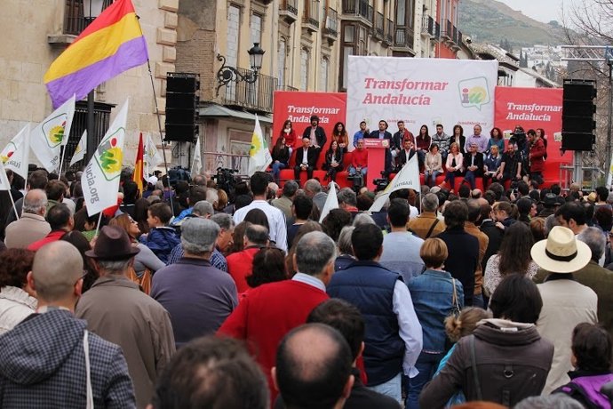 El candidato de IU a la Presidencia del Gobierno central, Alberto Garzón.
