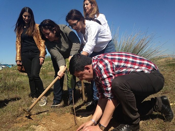 Mario Jiménez en el Paraje Natural Marismas del Odiel 