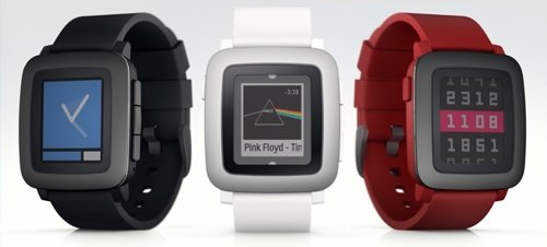 Smartwatch reloj inteligente Pebble Time de plástico