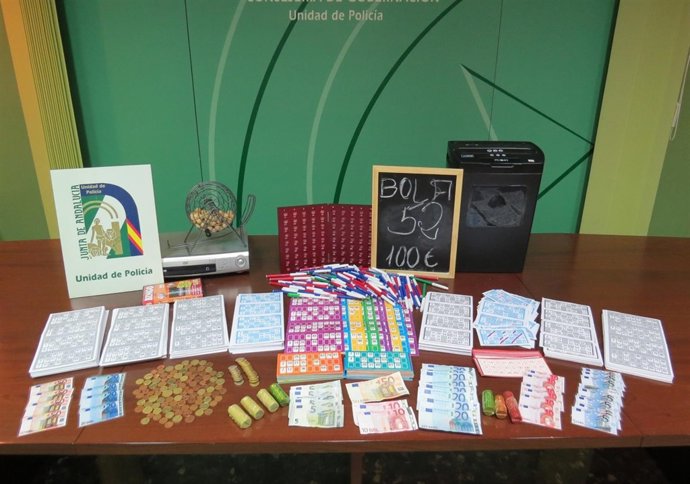 Bingo ilegal en Torre del Mar.