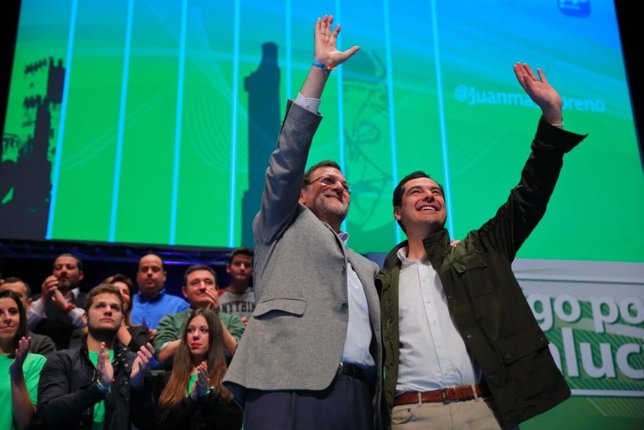 Rajoy y Moreno en Roquetas