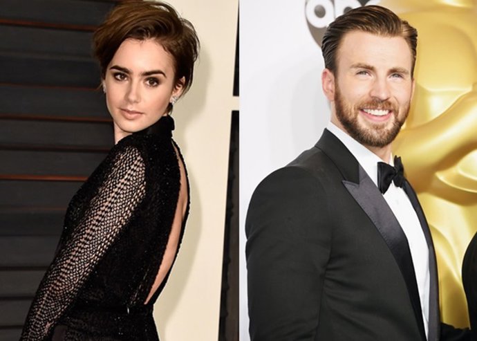 Chris Evans y Lily Collins... ¿Rumores de romance? 