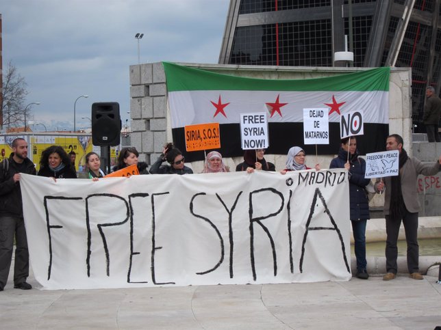 Manifestación por la paz en Siria (Madrid)