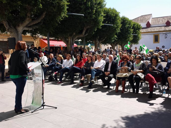 Acto del PSOE en Huércal de Almería 