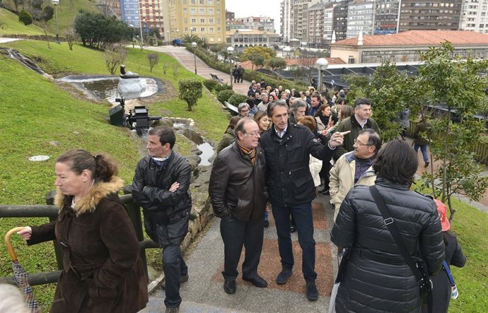 Inauguración de la reforma del Parque del Agua