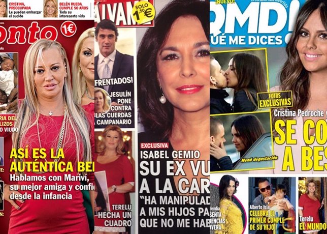Cristina Pedroche se come besos David Muñoz Nilo Manrique contra Isabel Gemio