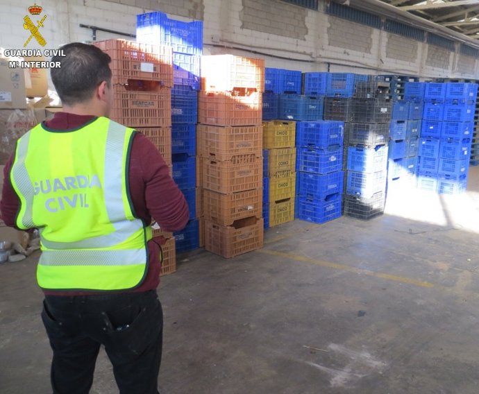 Sustracciones de cajones de naranja