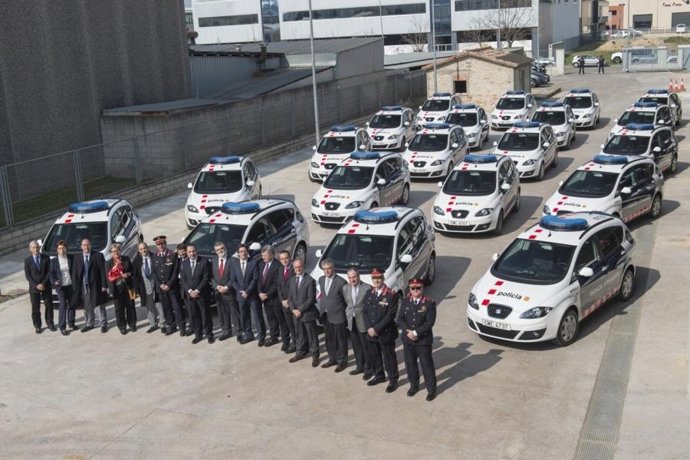 Coches de Seat entregados a los Mossos d'Esquadra