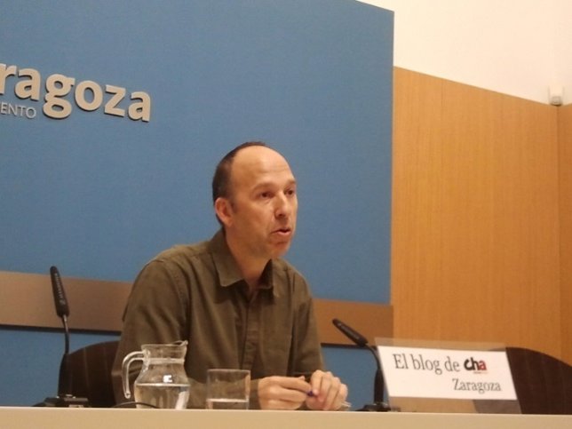 El concejal de CHA en el Ayuntamiento de Zaragoza, Carmelo Asensio