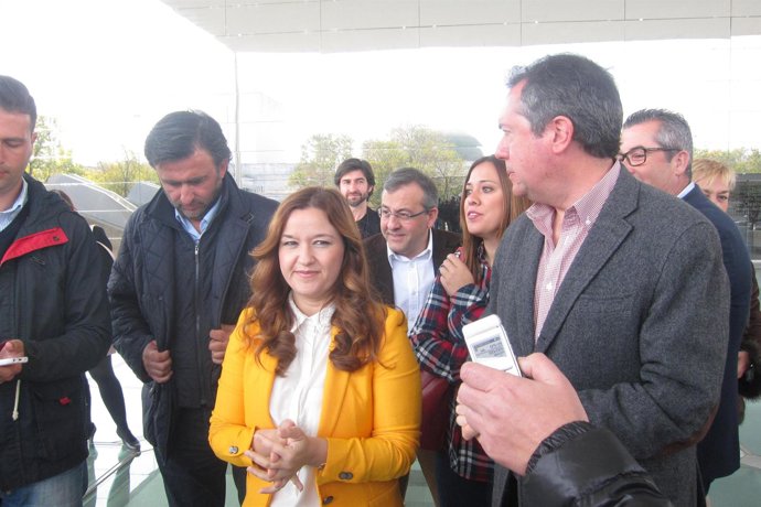 La candidata del PSOE-A al Parlamento andaluz por Sevilla, Verónica Pérez