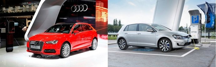 Vehículos electrificados de Volkswagen-Audi España