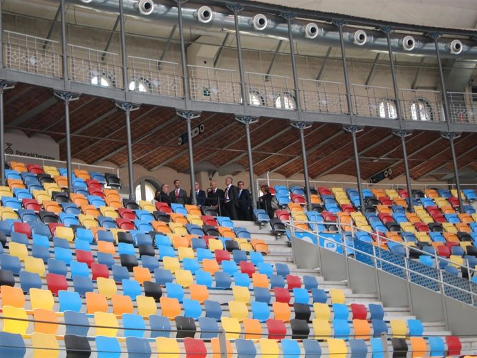 El Rey visita la Tárraco Arena Plaza por los Juegos Mediterráneos 2017
