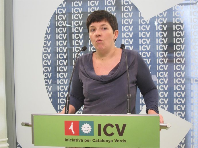 Laia Ortiz en rueda de prensa este lunes