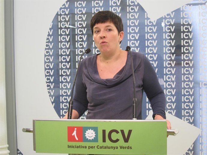 Laia Ortiz en rueda de prensa este lunes